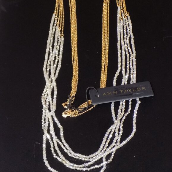 Lot 3 New w/$94 Tags Ann Taylor Jewelry Bundle.  Necklace, Earrings & Barrettes - Picture 6 of 10